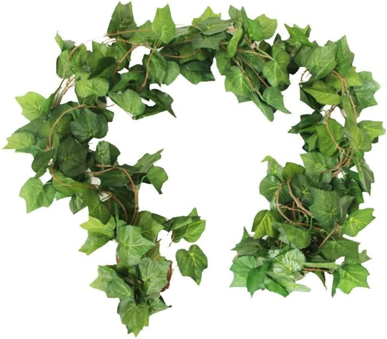 91Ft 12 Strands Autumn Artificial Grape Plant Fake Greenery Garlands Hanging Leaves Plant Vine Fall Decoration for Home Wedding Wall Party